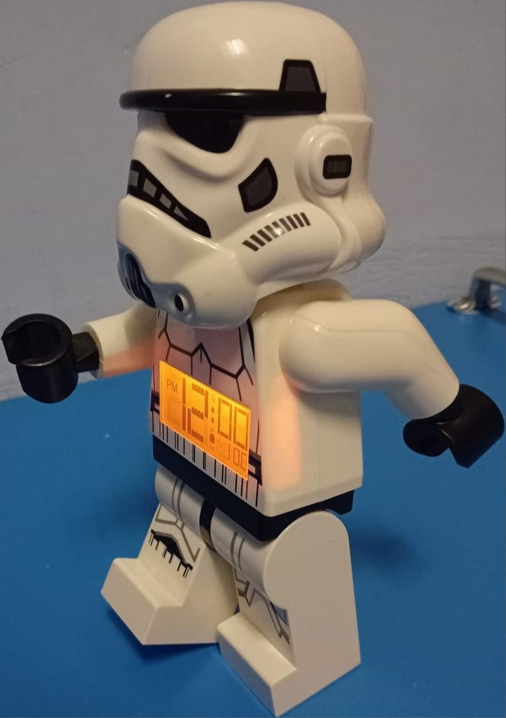 Lego Star Wars Stormtrooper Wekker met nieuwe batterijen, Ophalen, Zo goed als nieuw