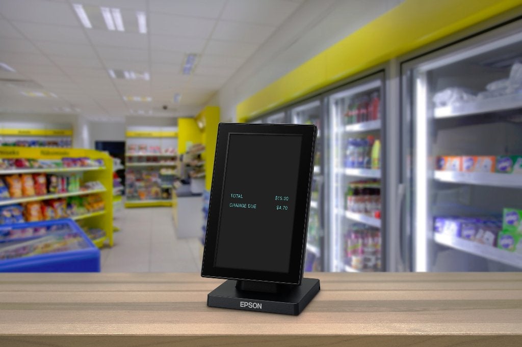 Epson DM-D70 17.8cm (7'') USB wit klantendisplay A61CH62101, Seiko Epson Corporation, Verzenden, 101 t/m 150 Hz, Epson