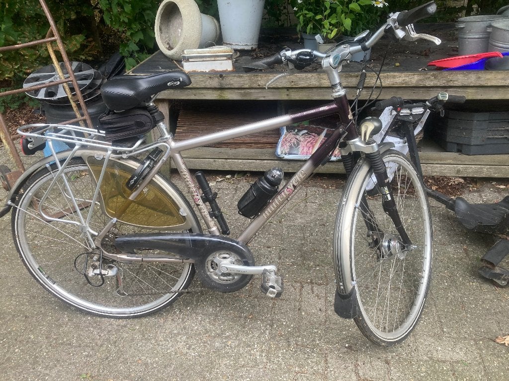 Heren fiets multicycle 7 versnellingen, Ophalen, Zo goed als nieuw, Overige merken, Versnellingen
