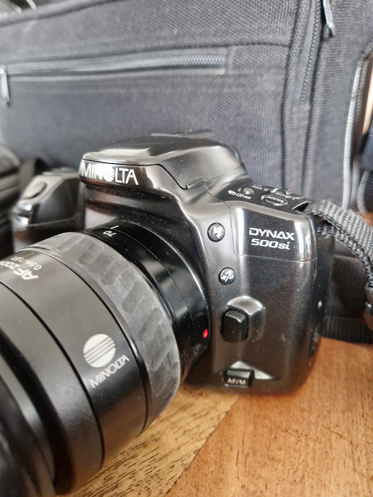 minolta 500si set met extra lenzen, Ophalen of Verzenden, Zo goed als nieuw, Spiegelreflex, Minolta