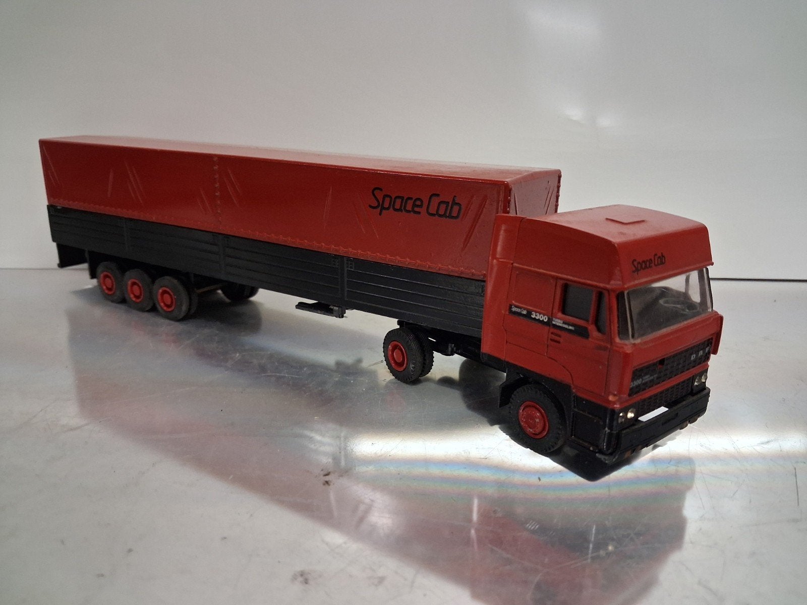 mooie DAF 3300 Space Cab. Lion Toys., Ophalen of Verzenden, Bus of Vrachtwagen, Lion Toys
