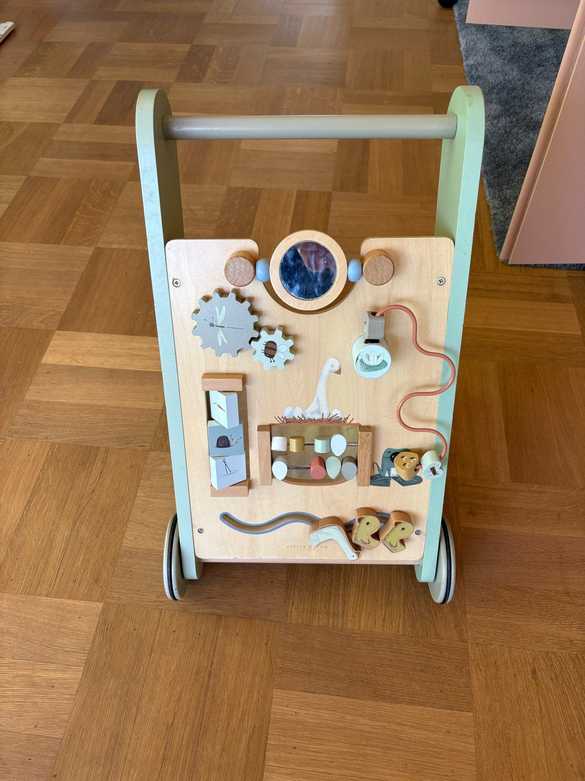 Little Dutch Houten Loopwagen, Ophalen, Gebruikt, Overige typen, Met wieltjes