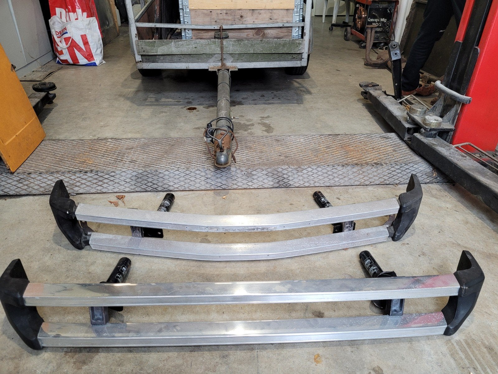 Set bumpers voor Amerikaanse Fiat X1/9, Ophalen of Verzenden, Gebruikt