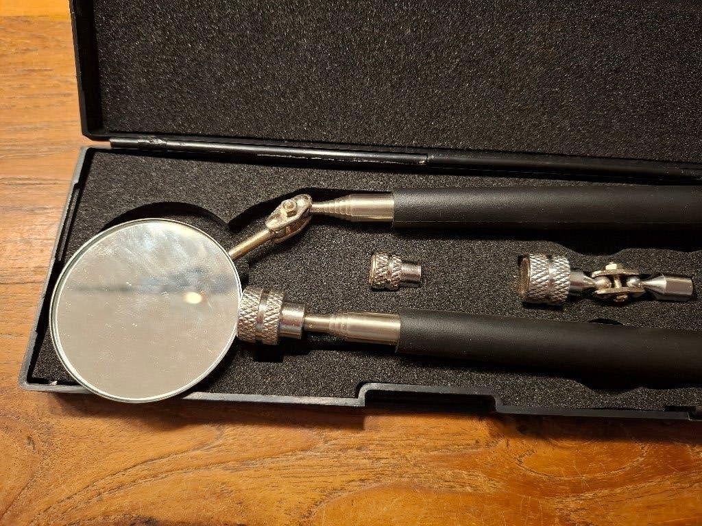 Telescoop inspectiespiegel set, Ophalen of Verzenden, Zo goed als nieuw, Minder dan 80 mm, Onderdelen of Toebehoren