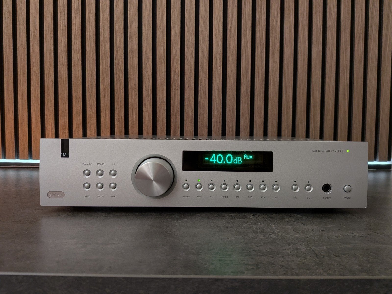 Arcam FMJ A38 Stereo Versterker 105W met Afstandsbediening, Audio, Tv en Foto, Overige merken, Gebruikt, Ophalen of Verzenden
