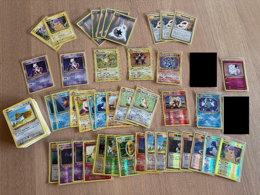Pokémon TCG Evolutions Pokemon 171 kaarten veel rare+reverse, Ophalen of Verzenden, Zo goed als nieuw, Meerdere kaarten