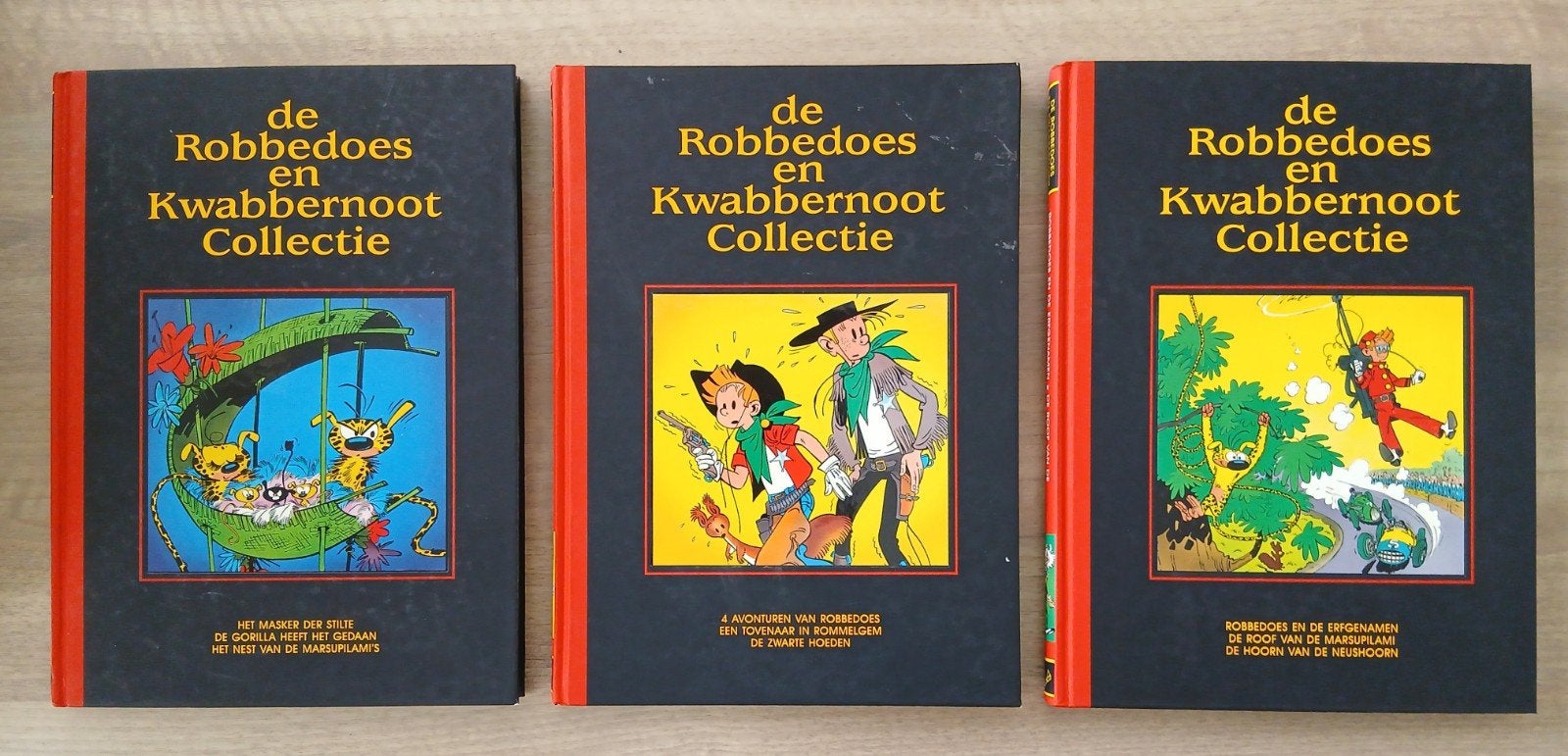 Robbedoes en Kwabbernoot Collectie - 3 Hardcovers Lekturama, Boeken, Stripboeken, Ophalen of Verzenden, Zo goed als nieuw, André Franquin