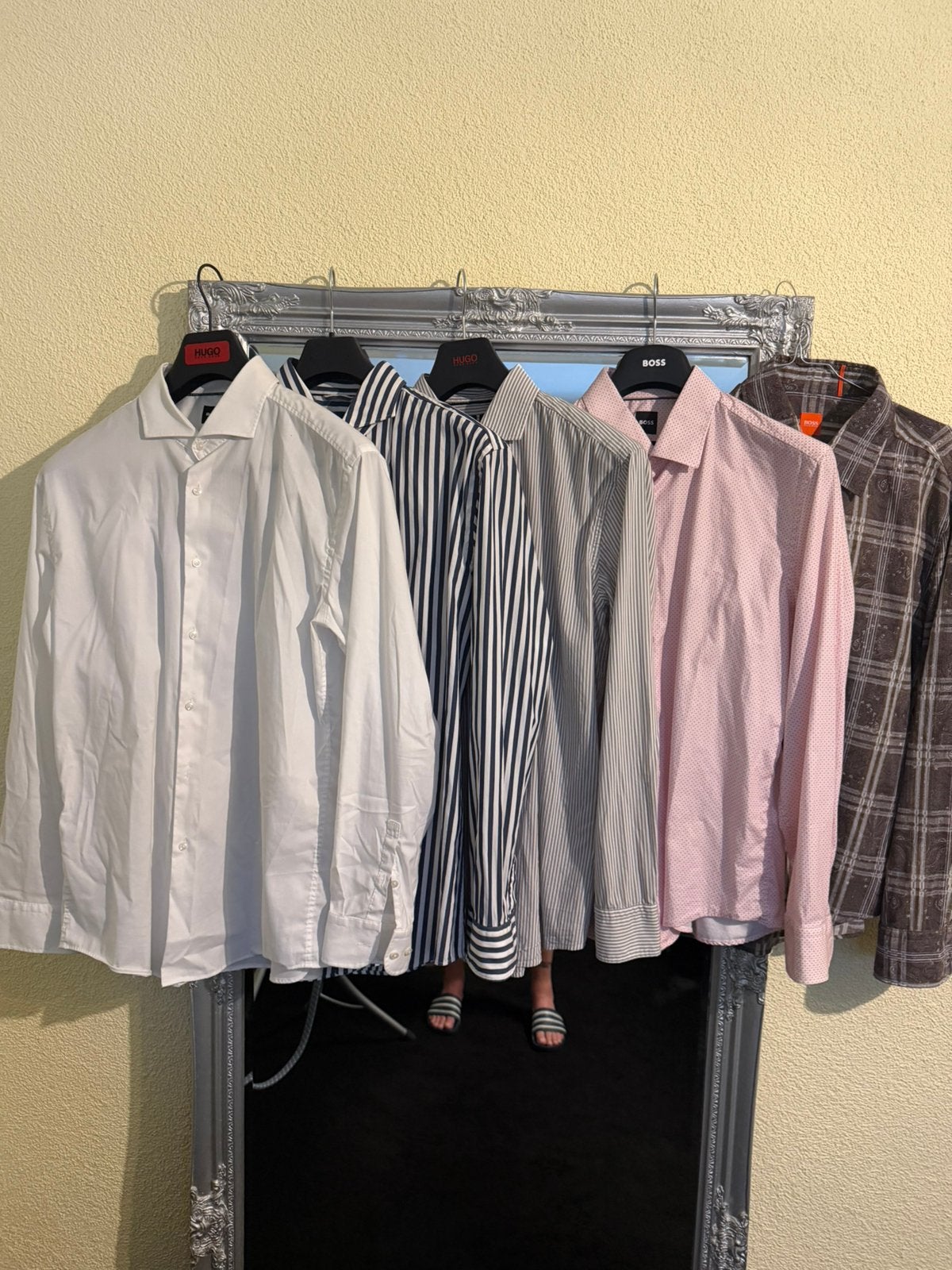 hugo boss overhemden, Ophalen of Verzenden, Zo goed als nieuw, Overige maten