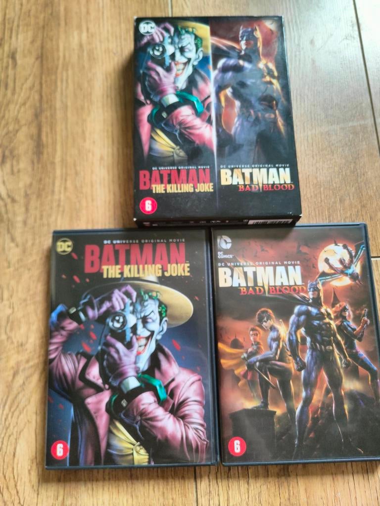 Dvd Box Batman the Killin Joke & Batman Bad Blood, Vanaf 12 jaar, Ophalen of Verzenden, Zo goed als nieuw