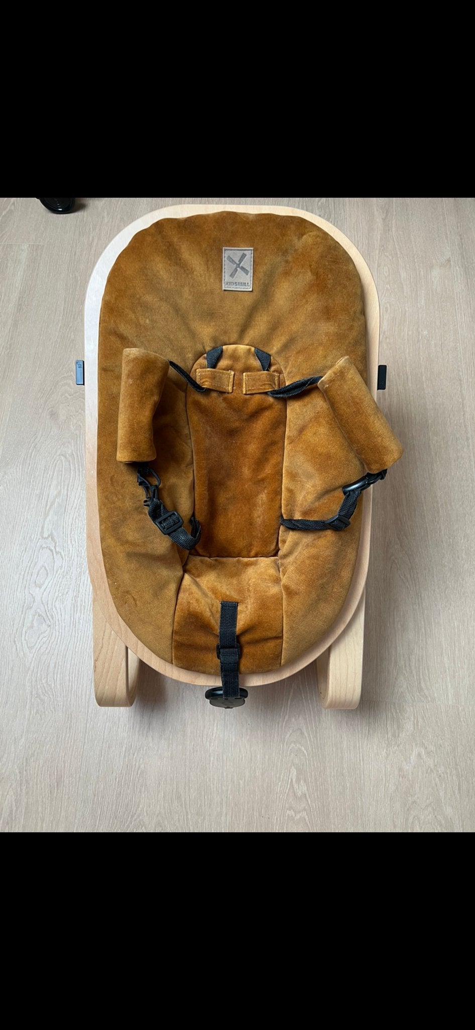 Kidsmill Up! Houten Wipstoel met Gordel en Verstelbaar, Wipstoel, Ophalen, Overige merken, Met gordel(s) of riempje(s)