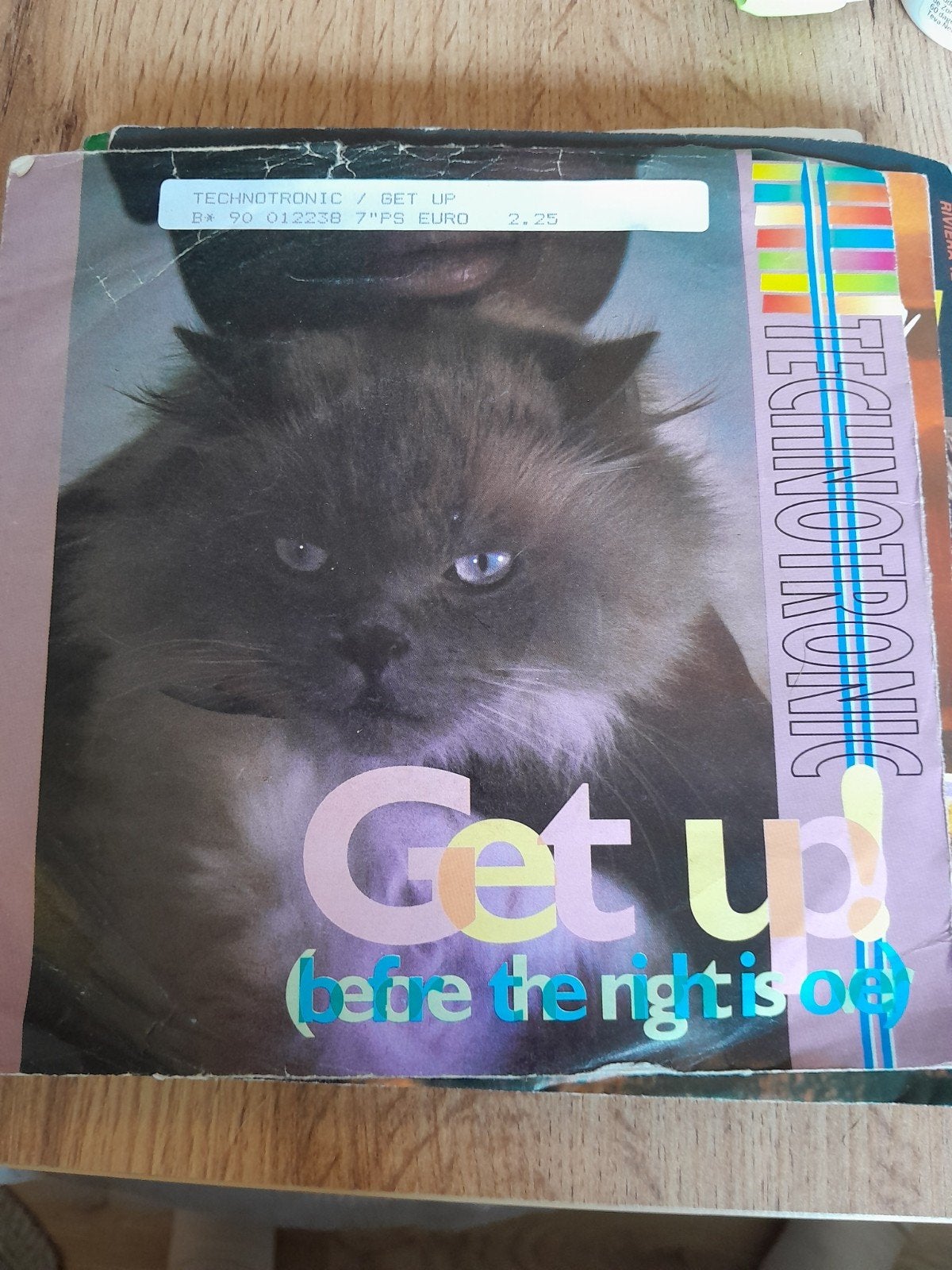 Technotronic 7inch get up, Ophalen of Verzenden, Zo goed als nieuw, Pop