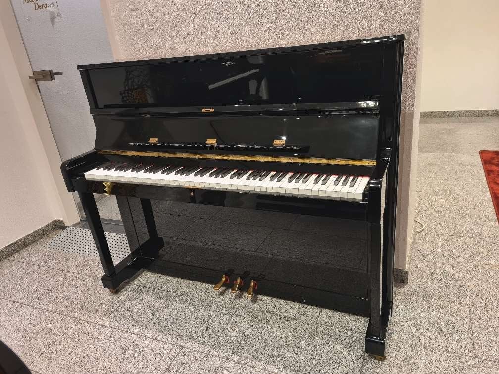 Petrof P 115 P1 PE piano occasion (2000) zwart hoogglans, Niet ingevuld, Gebruikt, Zwart, Niet ingevuld