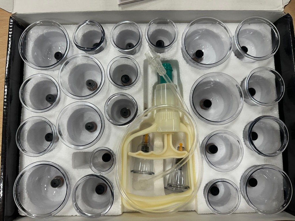 Nieuwe 24-delige Cupping set met Vacuümpomp, Ophalen of Verzenden, Nieuw, Overige typen