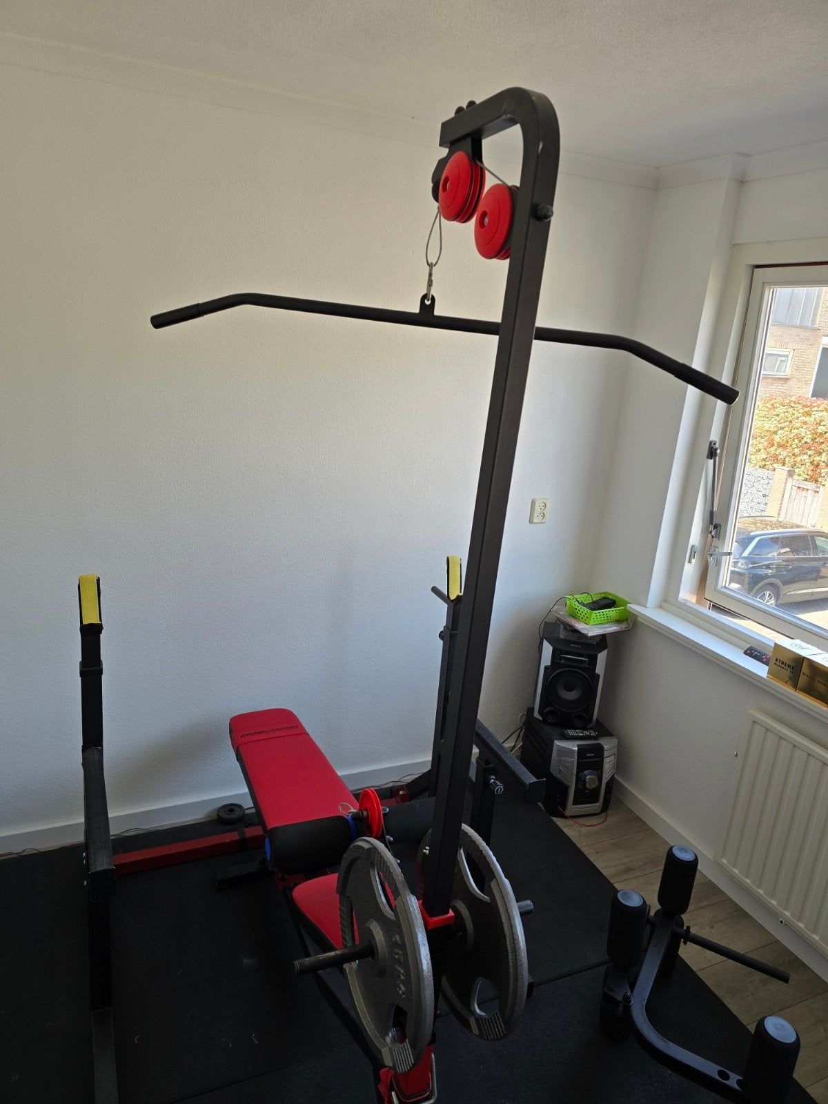 Marbo Sport MS‑L101 trainingsbank bench + cable station, Sport en Fitness, Ophalen, Overige typen