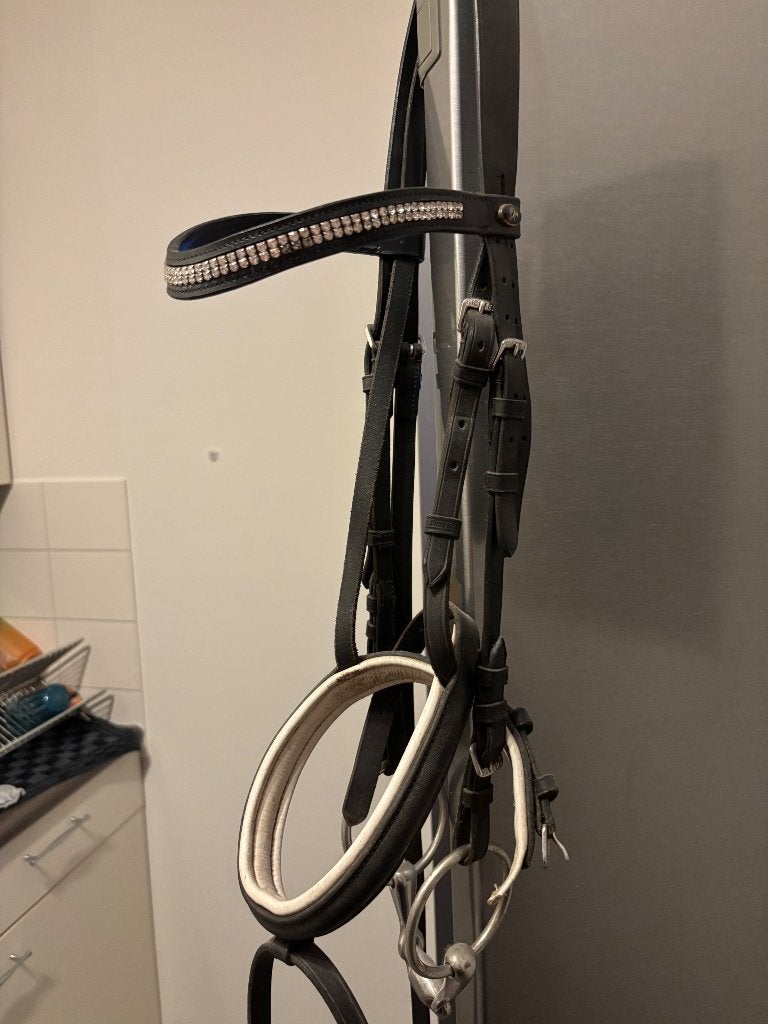 Kieffer hoofdstel mat pony, Gebruikt, Overige disciplines, Met strass/glitters, Meerkleurig