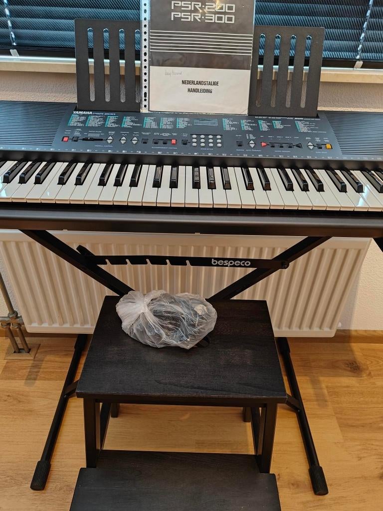 Yamaha PSR 200 Keyboard met standaard, Ophalen, 61 toetsen, Yamaha, Zo goed als nieuw