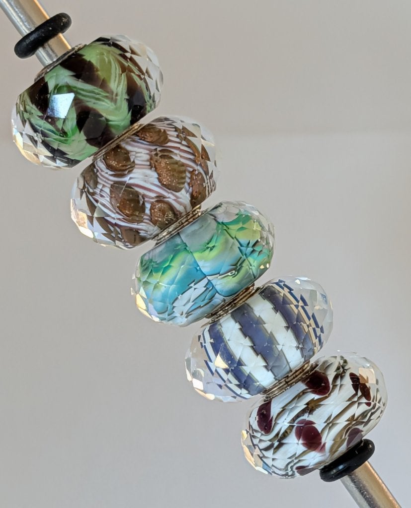 Trollbeads VREDIG LANDSCHAP FACET (+NIEUWE AVONTUREN set), Sieraden, Tassen en Uiterlijk, Bedels, -, Verzenden, -, Zo goed als nieuw