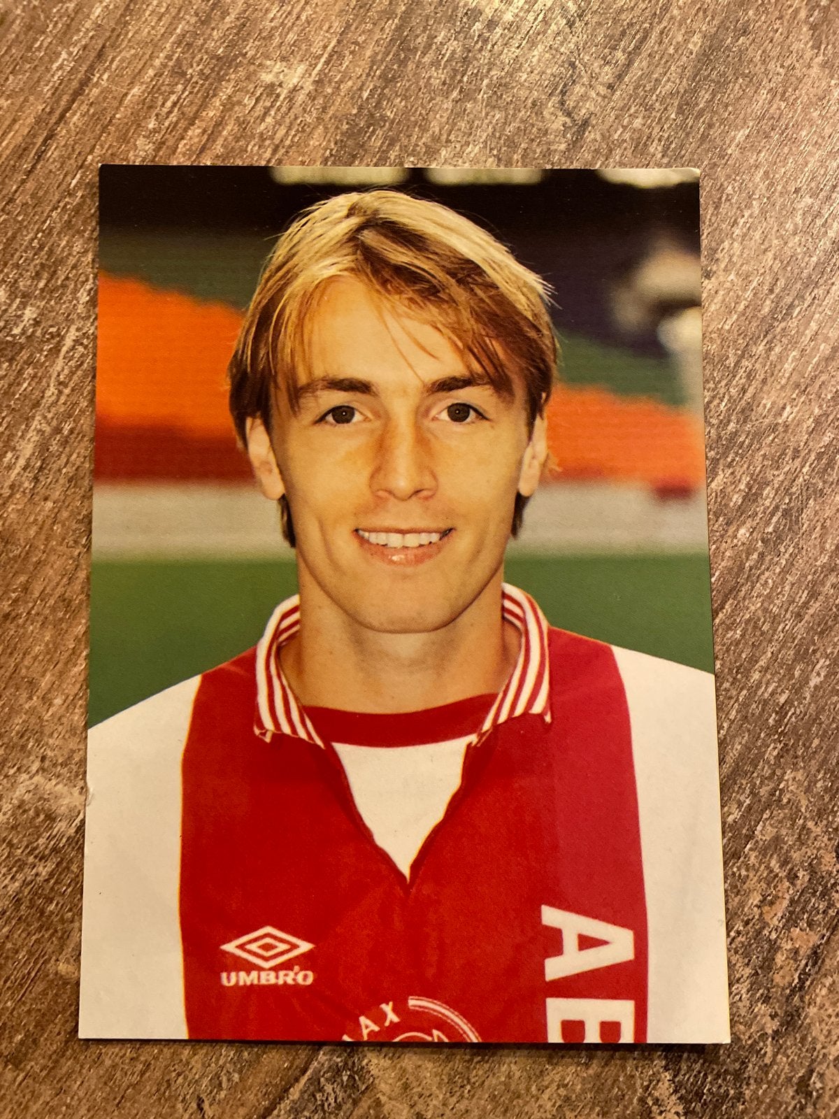 Richard Witschge Ajax spelerskaart - Gratis foto, Verzamelen, Ophalen of Verzenden, Gebruikt, Ajax, Spelerskaart