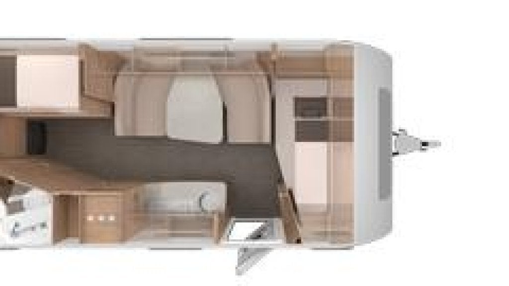 Knaus Sudwind Black Selection 580 QS bJ. 2027 / 3-STAPELBED, Caravans en Kamperen, Bedrijf, 6 tot 7 meter, Knaus, Tot en met 6