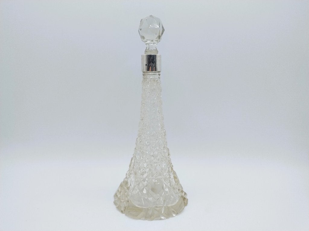 Kristallen karaf met zilveren rand, Birmingham, 1898, Verzenden