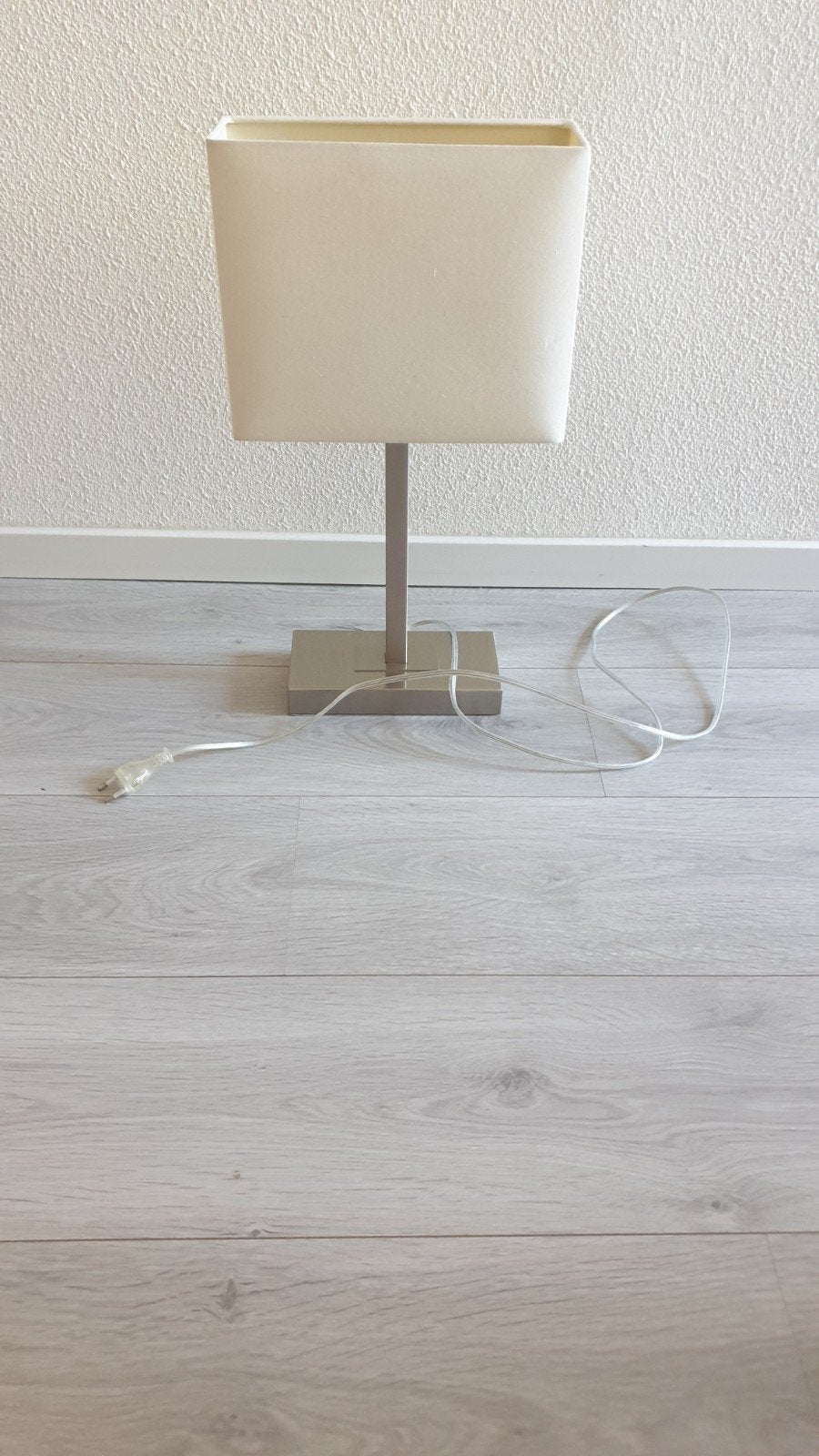 Eglo tafellamp met stoffen kap - 48 cm hoog, Ophalen of Verzenden, Zo goed als nieuw