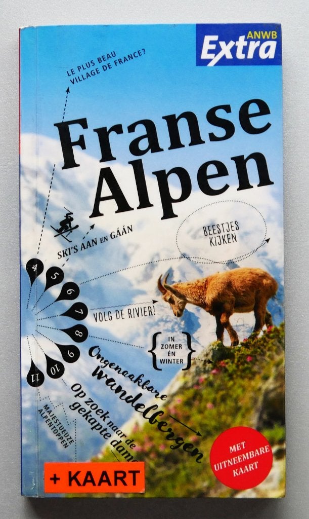 ANWB reisgids - Franse Alpen, Europa, Ophalen of Verzenden, Zo goed als nieuw, Reisgids of -boek