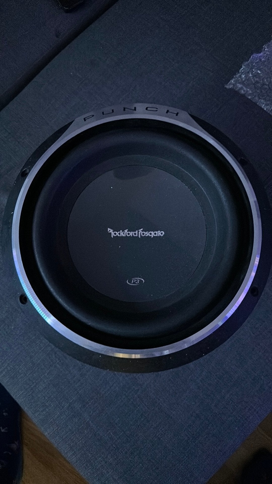 10 inch punch woofer rockford fostgate, Verzenden, Zo goed als nieuw
