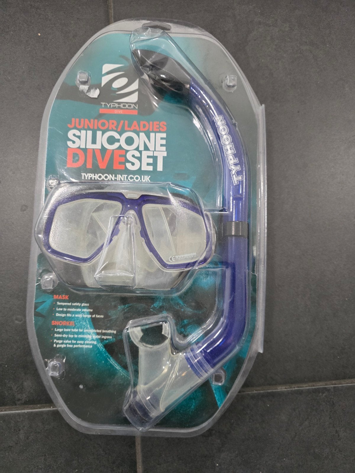 Duikbril met snorkel., Ophalen, Gebruikt, Snorkelset
