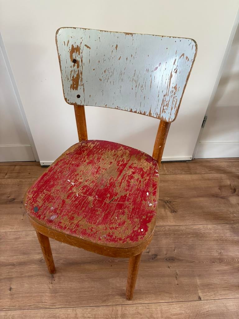 Vintage houten stoel – Thonet stijl, Ophalen