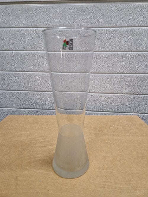 vaas art designe mat glas, Ophalen of Verzenden