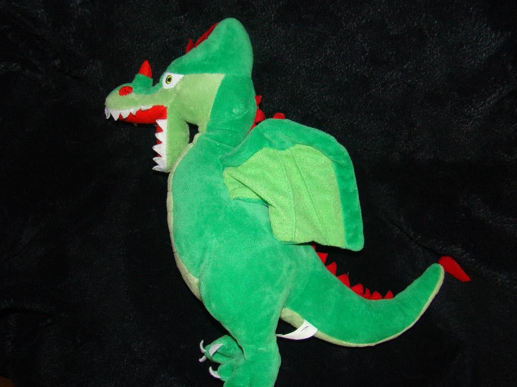 Efteling Groene draak knuffel 35 cm groot ,gebruikt, Ophalen of Verzenden, Gebruikt, Overige typen