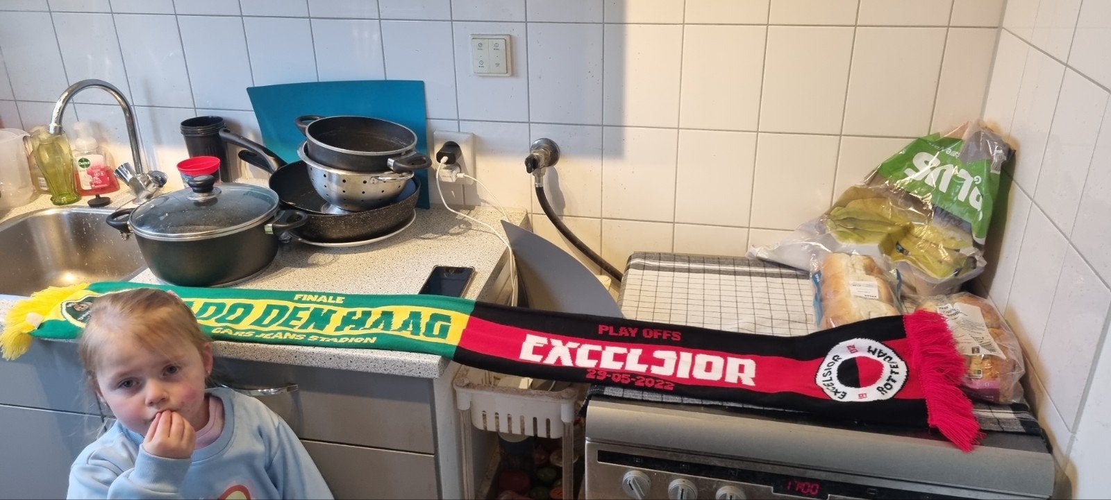 Excelsior en ADO Den Haag Play-Offs Sjaals - Finale 2022, Ophalen of Verzenden, Zo goed als nieuw, Clubaccessoires