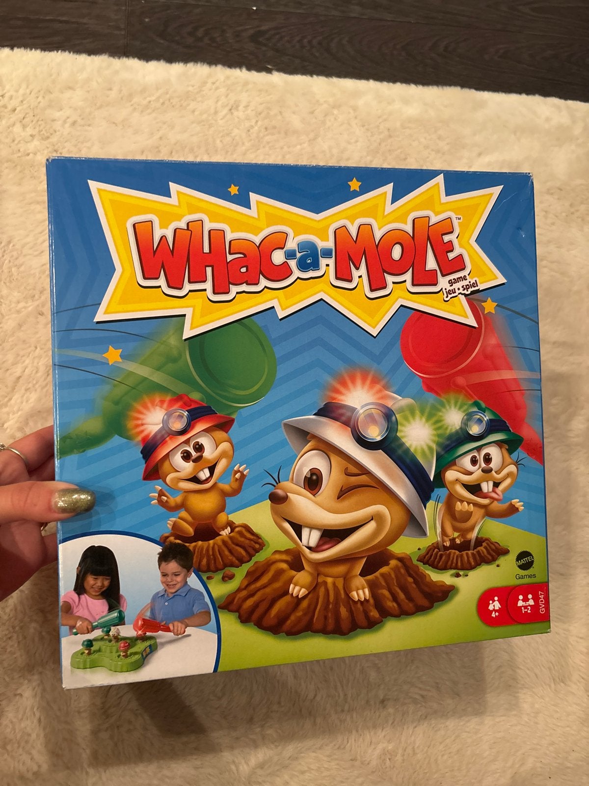 Whac-a-Mole Bordspel - Klassiek Hamerspel voor Kinderen, Een of twee spelers, Ophalen, Zo goed als nieuw