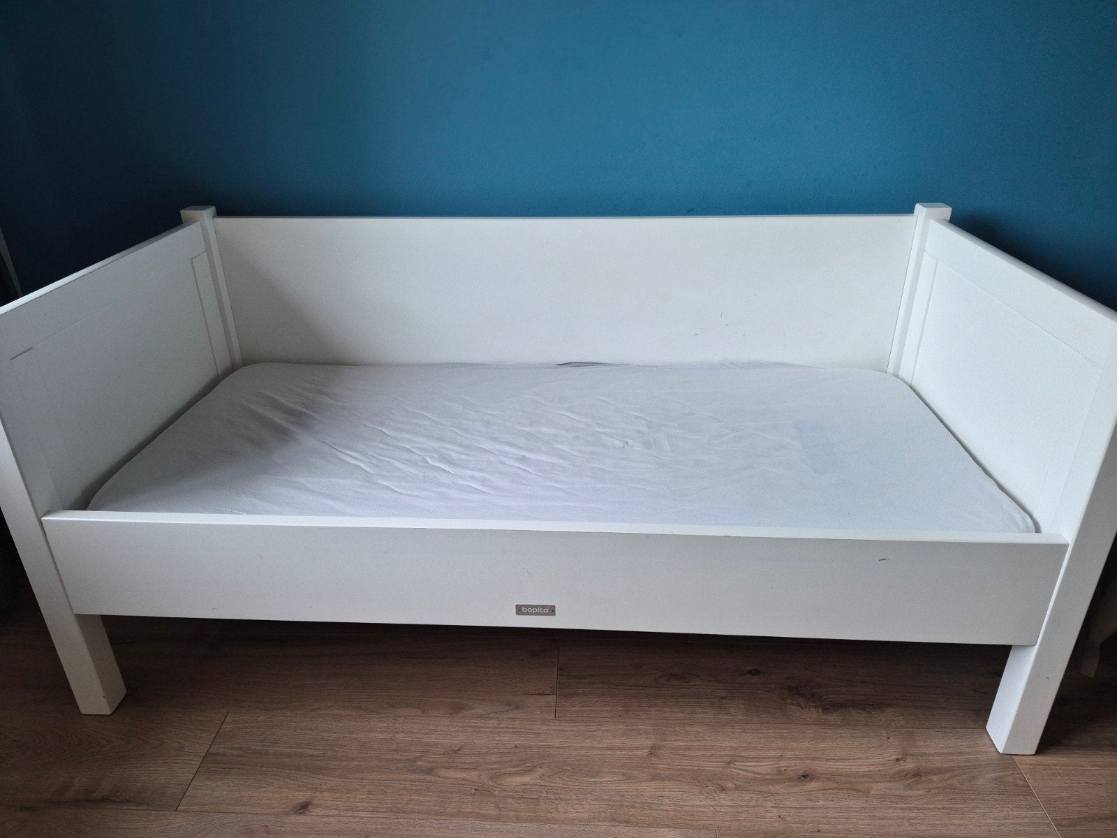 peuterbed Bopita 70 x 150, 70 tot 85 cm, 140 tot 160 cm, Zo goed als nieuw, Ophalen