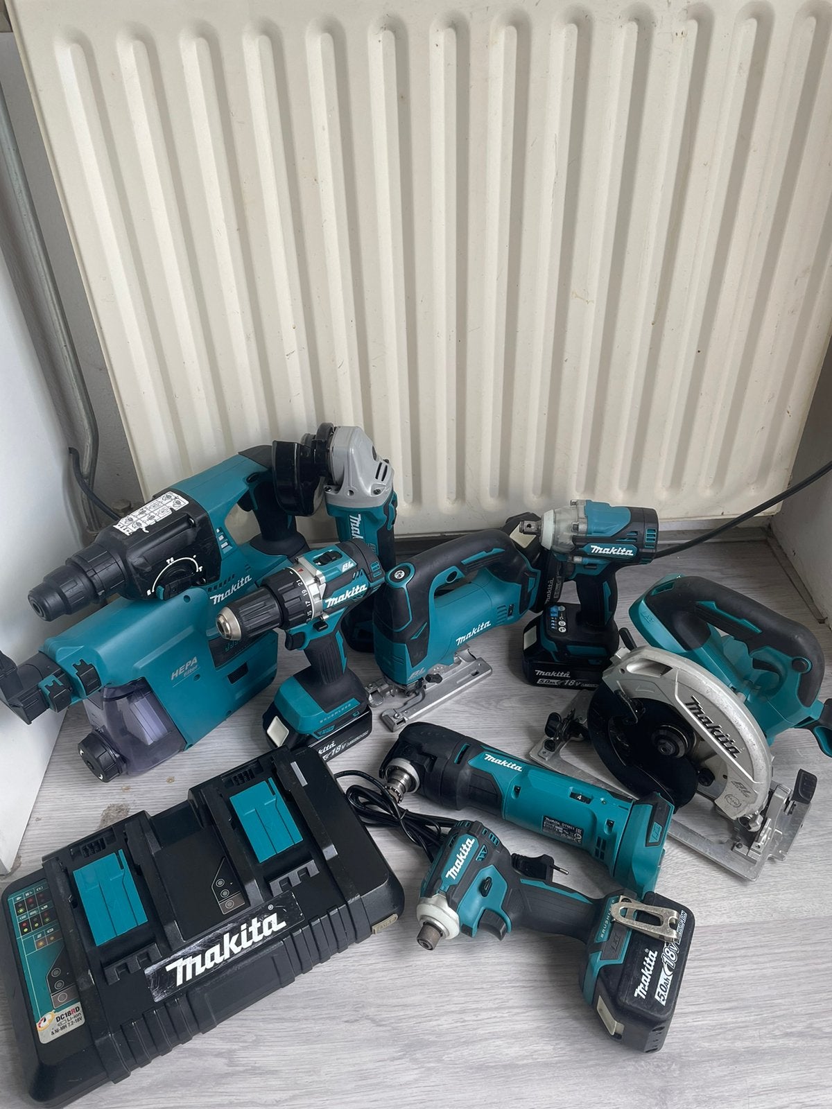 Makita 18V set 10-delig, Ophalen, Zo goed als nieuw