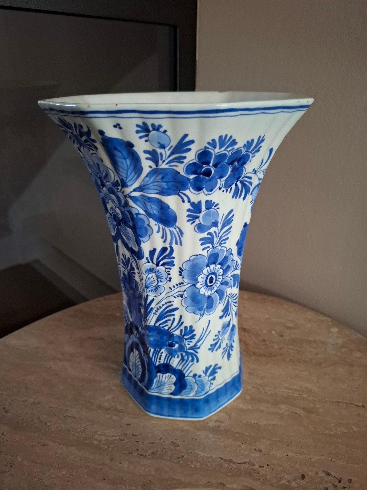 Delfts blauwe vaas De Porceleyne Fles 1972, Antiek en Kunst, Ophalen of Verzenden