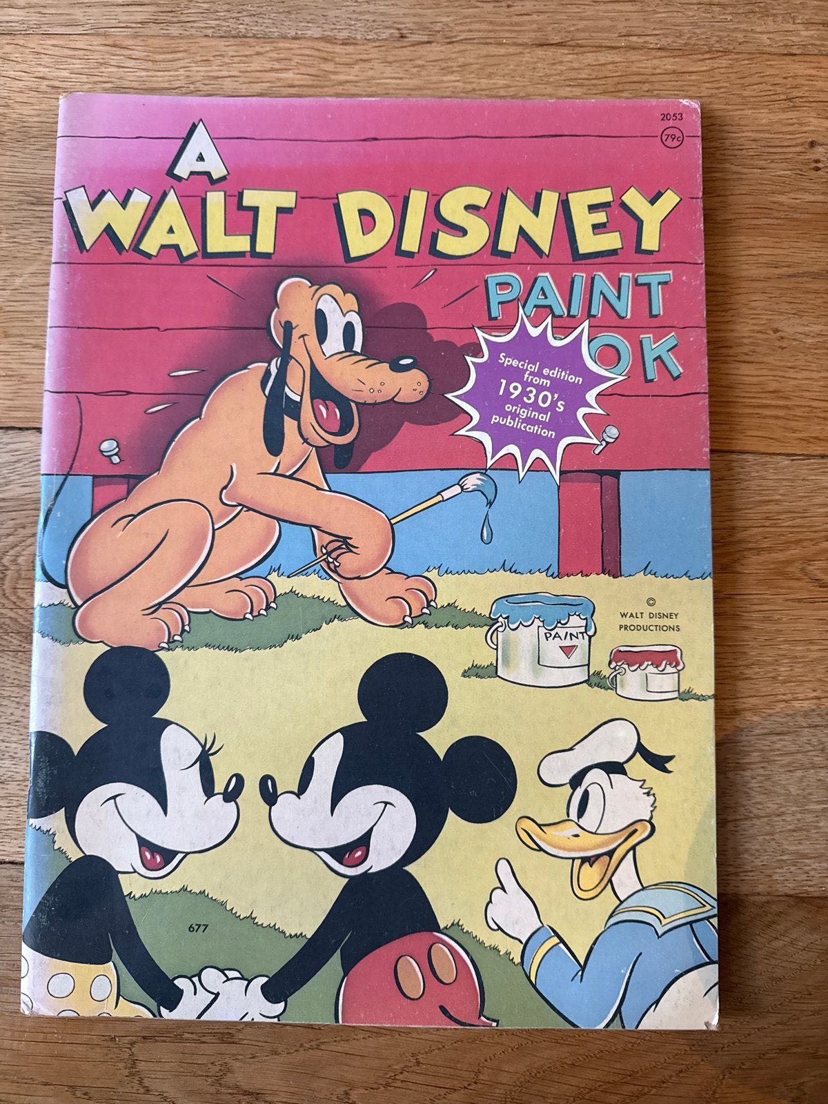 Walt Disney Paint Book - Speciale editie jaren '30, Boeken, Eén stripboek, Ophalen, Gelezen
