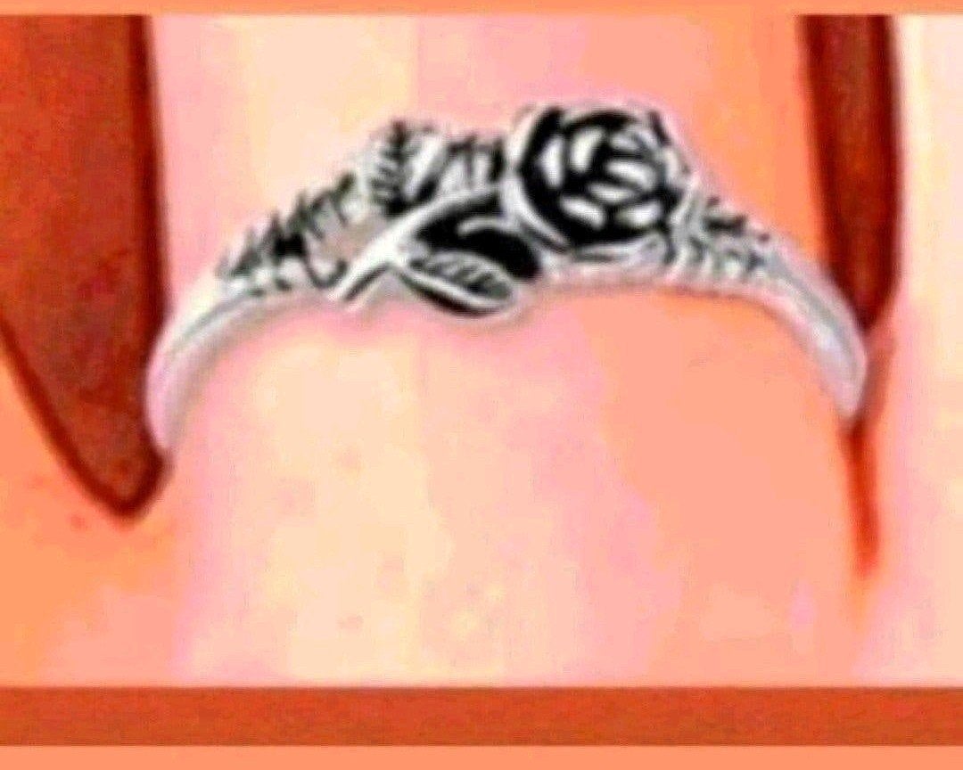 zilveren ring bloem open, Verzenden, Nieuw, Zilver, Zilver
