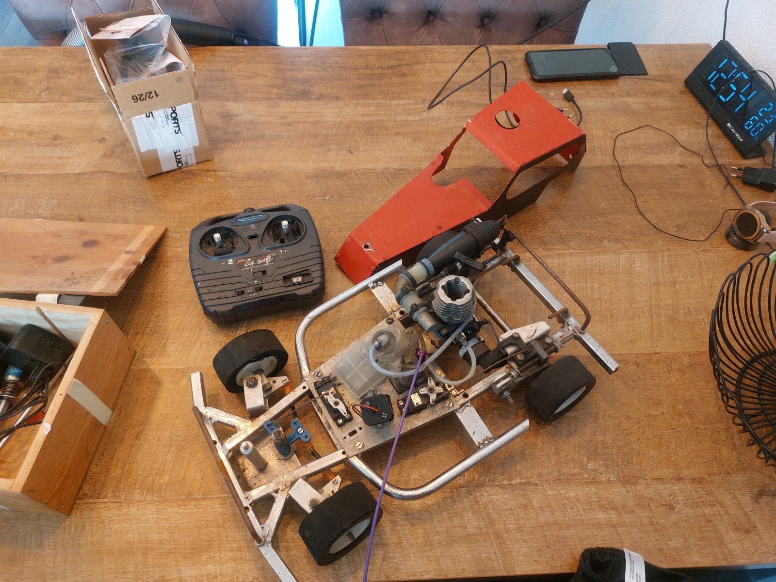 Nitro rc stockcar, Hobby en Vrije tijd, Ophalen of Verzenden, Gebruikt, Nitro, Onderdeel