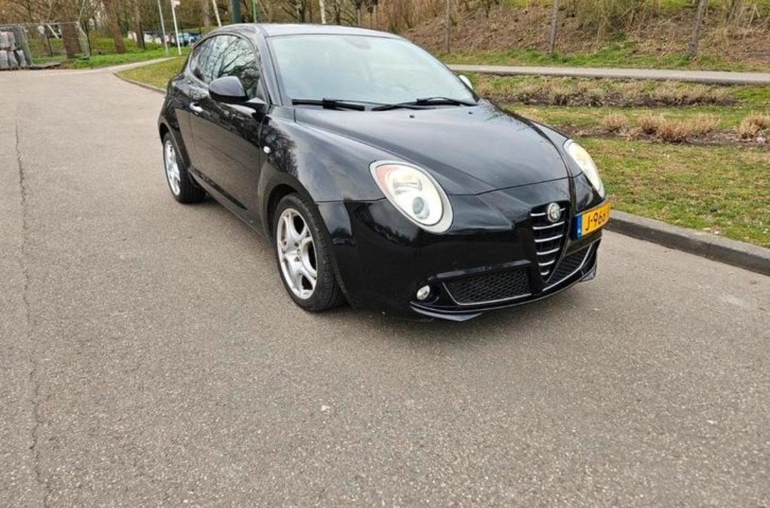 Alfa Romeo MiTo 1.4 Turbo 99KW Multi AIR 2009 Zwart, Auto's, Voorwielaandrijving, 4 cilinders, 400 kg, Handgeschakeld