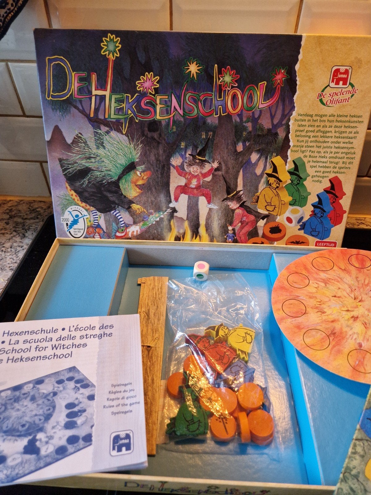 Jumbo 'De Heksenschool' spel - Compleet & Nieuwstaat!, Hobby en Vrije tijd, Gezelschapsspellen | Bordspellen, Ophalen of Verzenden