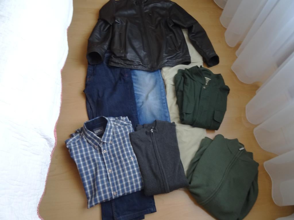 heren kledingpakket maat L/XL, Ophalen of Verzenden, Zo goed als nieuw, Maat 52/54 (L)