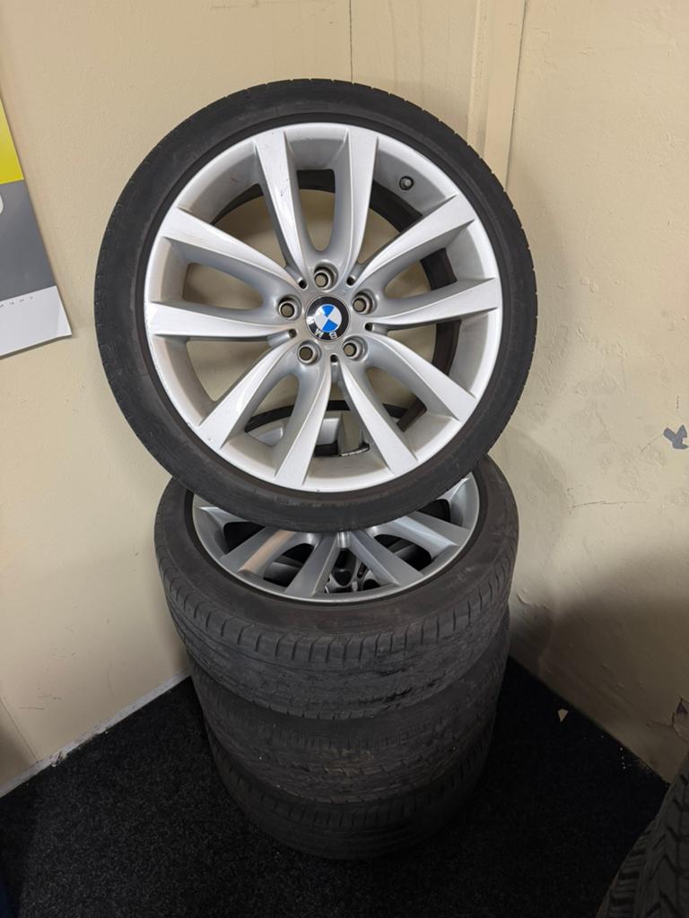 Bmw 5/6 serie velgen 19 inch, 245 mm, Banden en Velgen, Zomerbanden, Ophalen