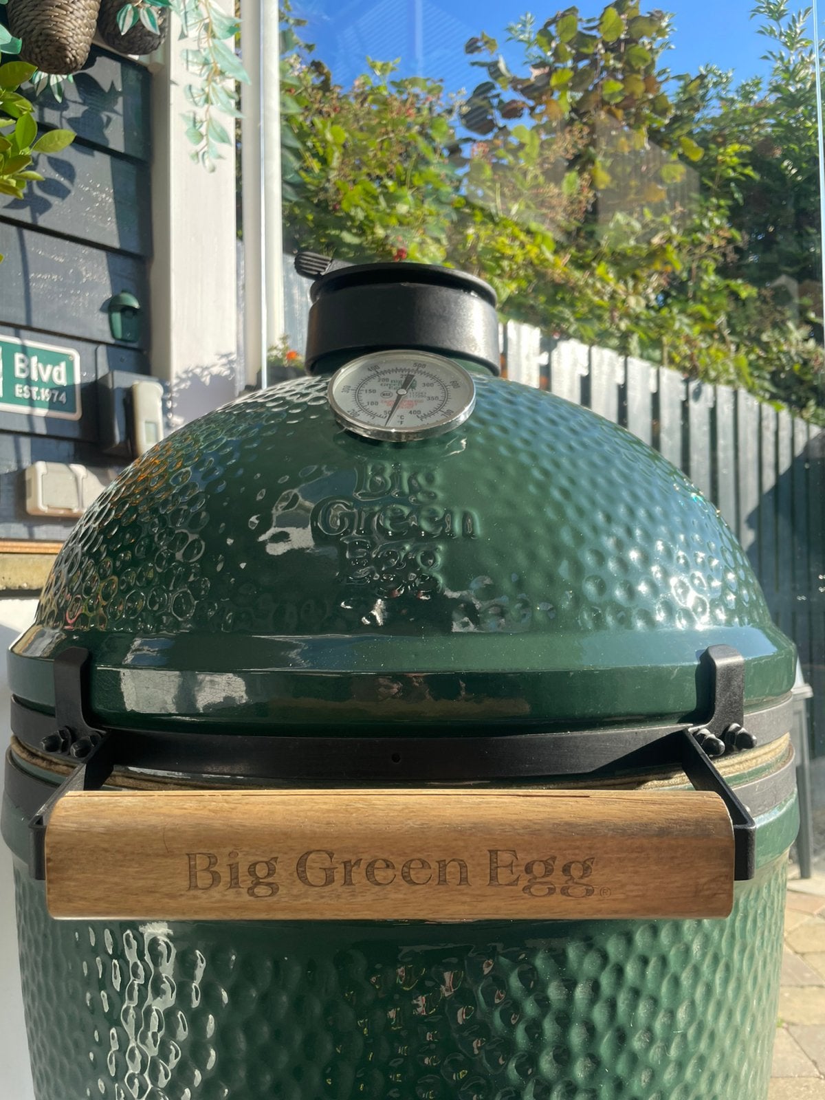 Big Green Egg large l, Ophalen, Zo goed als nieuw