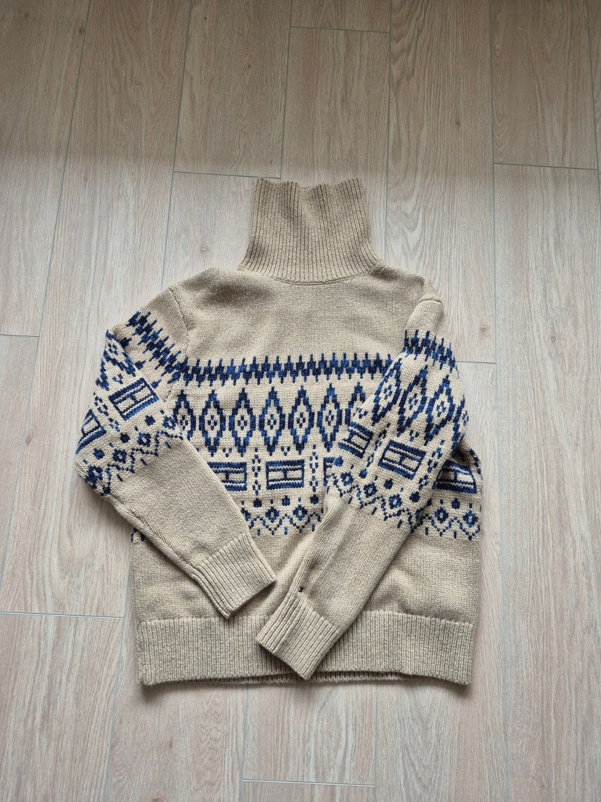 Tommy Hilfiger coltrui met patroon - Maat M, Ophalen of Verzenden