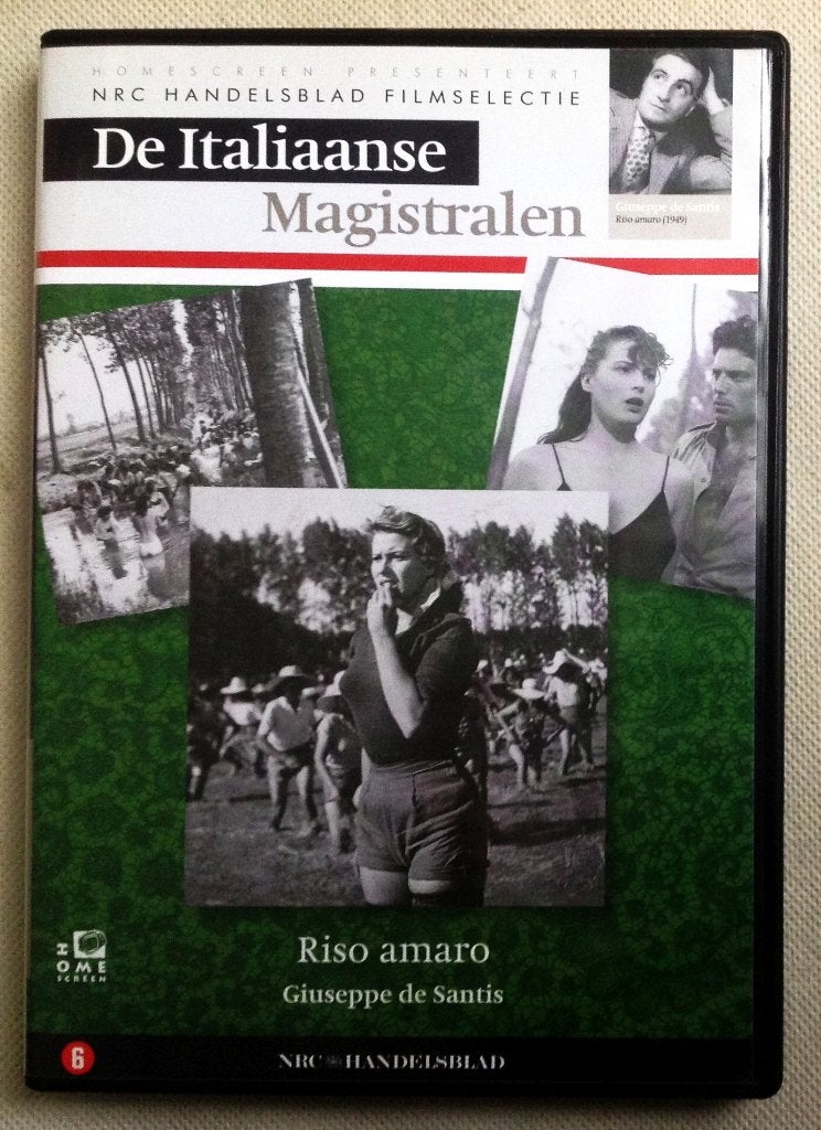 Riso Amaro Bittere Rijst Giuseppe de Santis Silvana Mangano, Gebruikt, Verzenden, Nederlands, Italië
