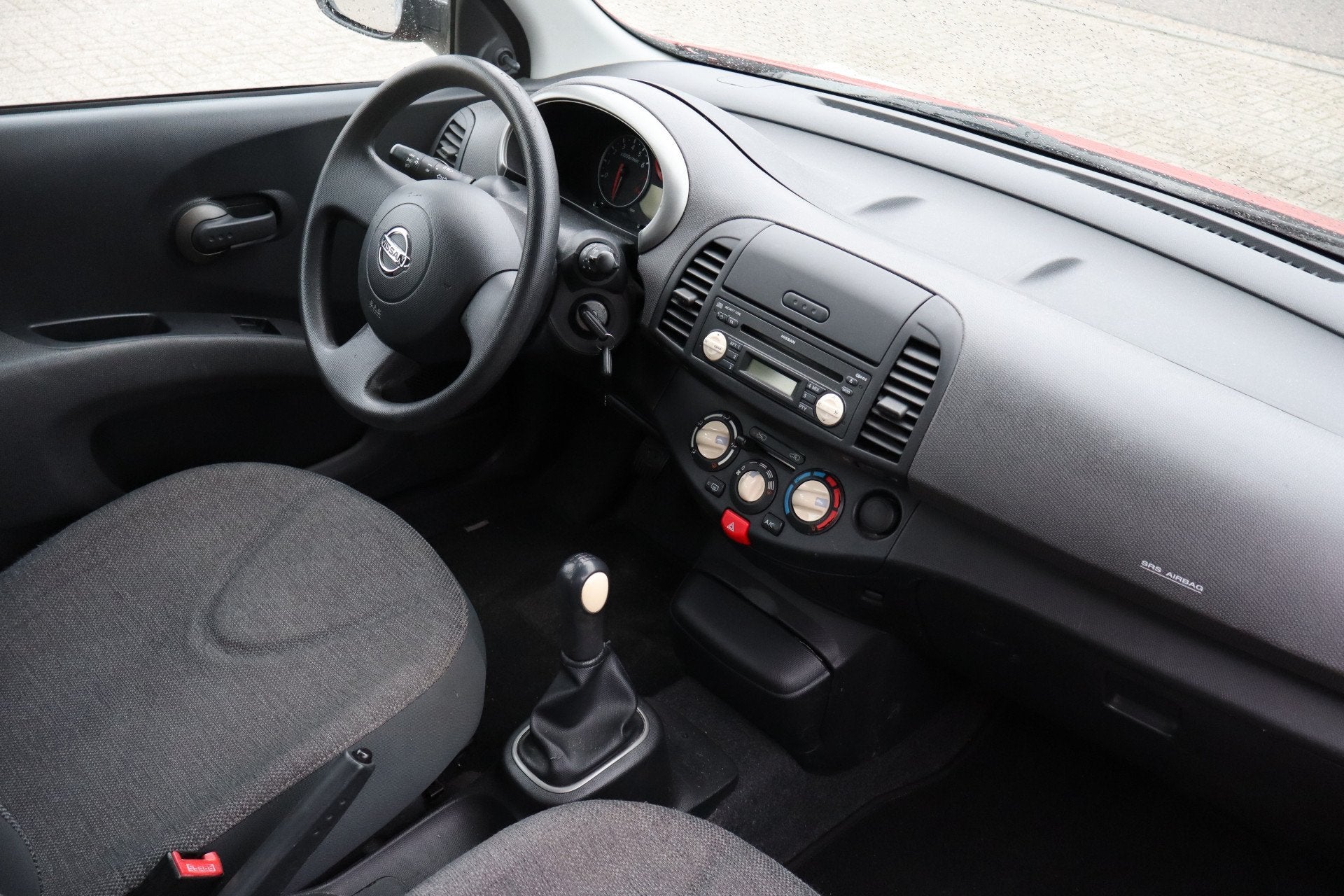 Nissan Micra 1.2 Visia Nederlandse auto/Airco/5 deurs/Elektr, Auto's, Voorwielaandrijving, Stof, Gebruikt, 4 cilinders