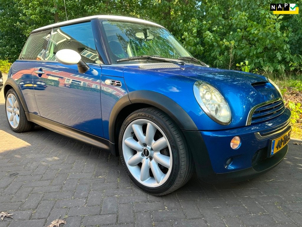 Mini 3-Deurs 1.6 Cooper S Chili NAVI/CRUISE/CLIMA/NAP, Voorwielaandrijving, Gebruikt, 4 cilinders, Leder en Stof