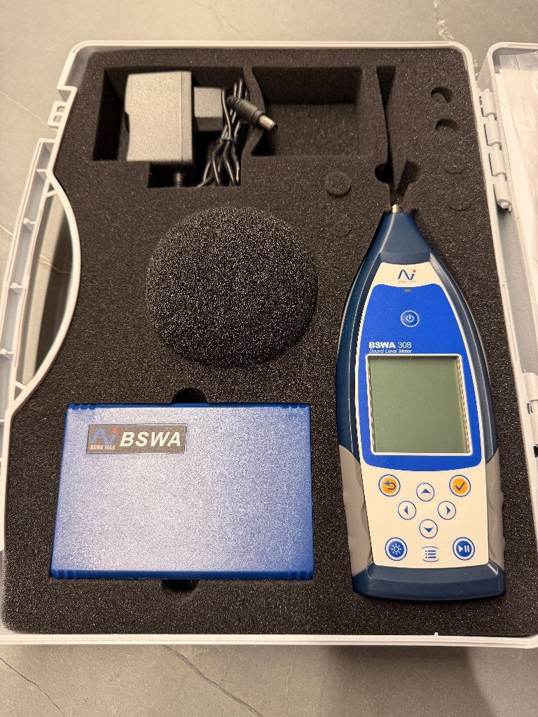 BSWA 308 Class 1 Geluidmeter / Decibelmeter (nieuw in doos), Ophalen of Verzenden, Nieuw, Geluid