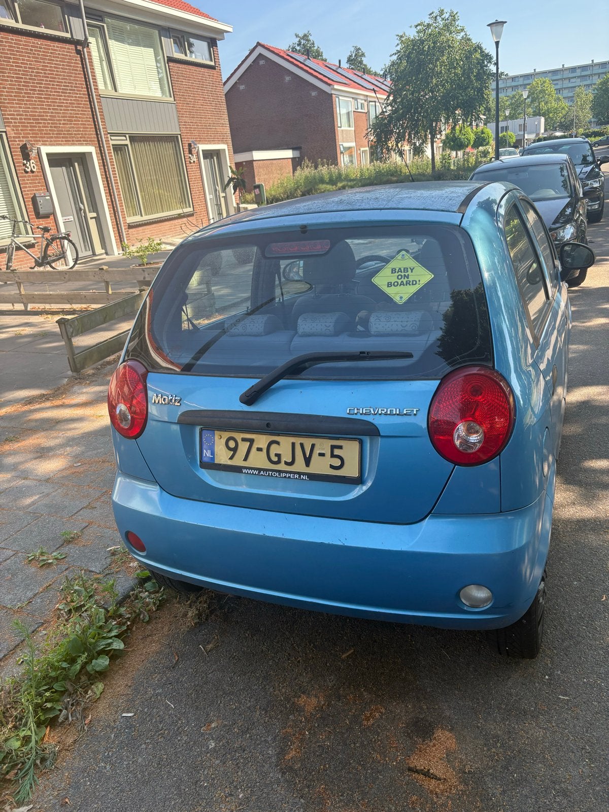 Chevrolet Matiz 0.8 2008 Blauw Moet zo snel mogelijk weg, Auto's, Voorwielaandrijving, Blauw, Origineel Nederlands, 19 km/l